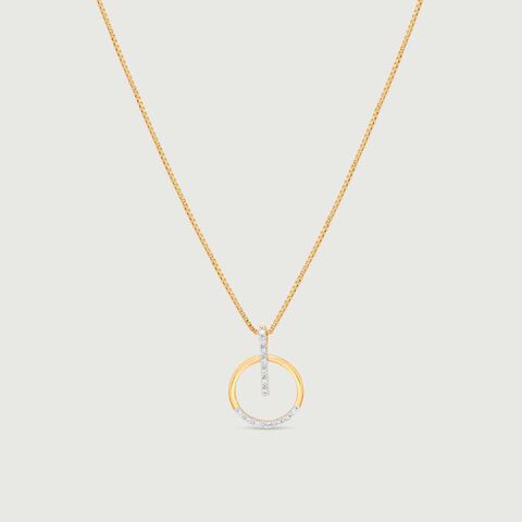Glitzy Loop Diamond Pendant