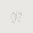 Dainty Heart Silver Toe Rings,,hi-res view 3