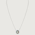 Starry Ocean Silver Necklace,,hi-res view 3