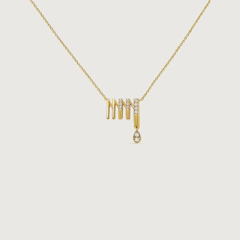 Measured Rhythm Diamond Necklace
