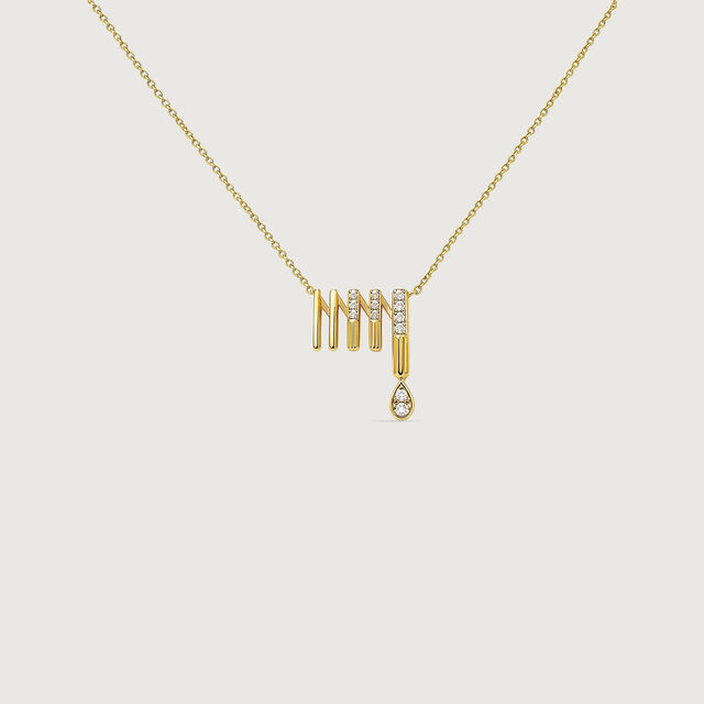 Measured Rhythm Diamond Necklace,,hi-res image number null
