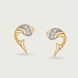 An Underwater Bliss 14kt Yellow Gold Stud Earrings,,hi-res view 2