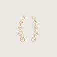 Luminous Cascade Polki Stud Earrings,,hi-res view 3