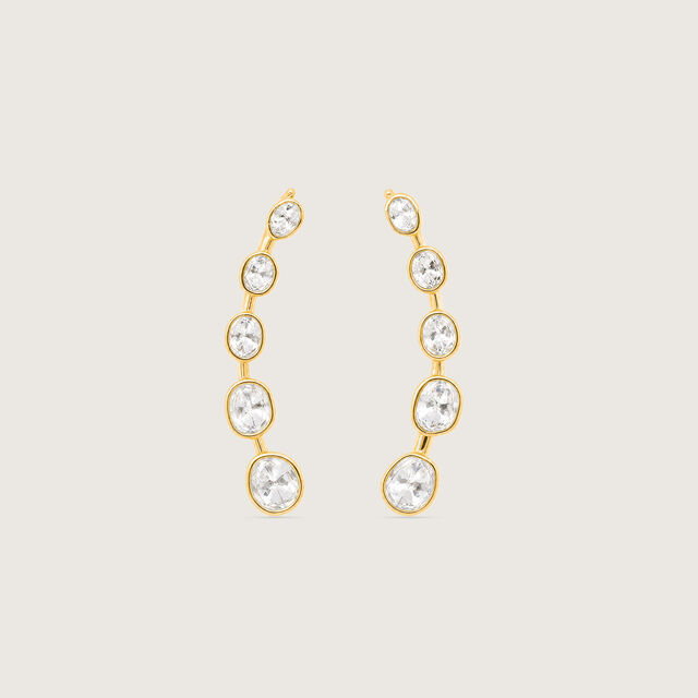 Luminous Cascade Polki Stud Earrings,,hi-res image number null