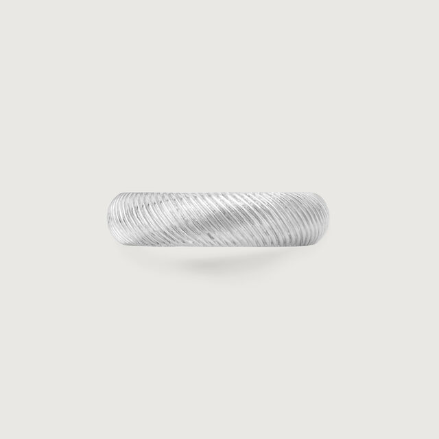 Sleek Mesh Silver Ring,,hi-res image number null