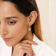 Versatile Chic Reversible 14KT Diamond Hoop Earrings,,hi-res view 2