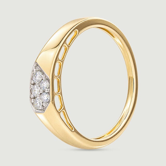 Sharp Geometric Diamond Ring,,hi-res image number null