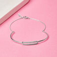 Radiance Link Silver Bracelet,,hi-res view 1