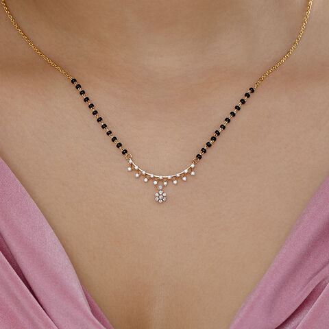 Starlit Symphony Gold and Diamond Mangalsutra