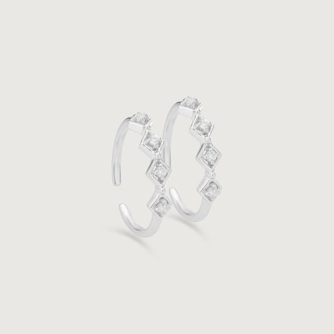 Radiant Rhythm Silver Toe Rings