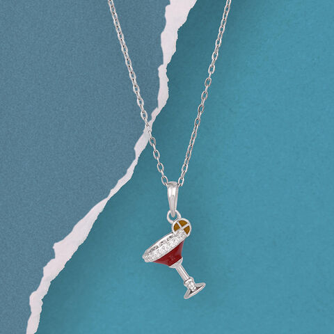 Zesty Cheers Silver Pendant