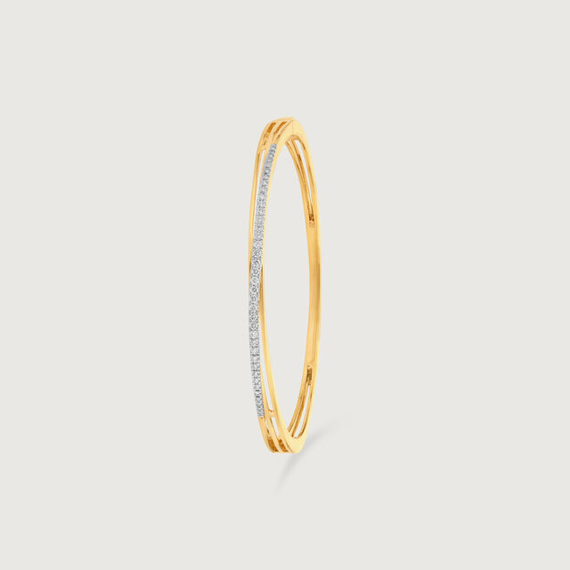 Sleek Radiant Diamond Bangle,,hi-res image number null
