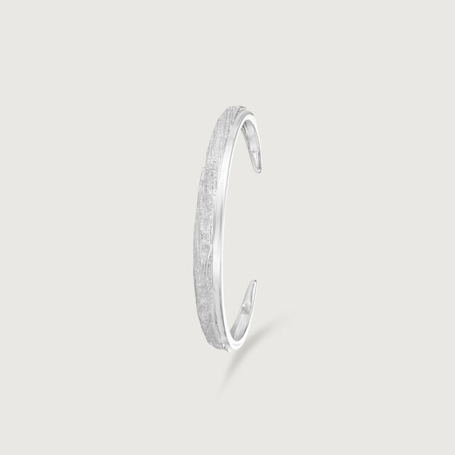 Dual Finish Silver Kada,,hi-res image number null