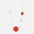 Stellar Flame Silver Necklace,,hi-res view 3