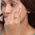 Daiquiri 14KT Diamond & Citrine Ring,,hi-res view 2