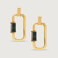 Dynamic Switch Malachite to Opal 18KT Drop Earring,,hi-res view 4