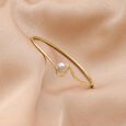 Aura Knot Pearl Bangle,,hi-res view 1
