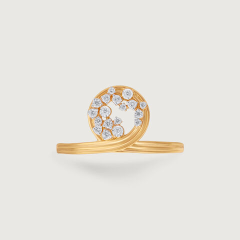 Sun Halo Diamond Ring