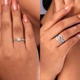 Mystic Trio Stackable Silver Ring,,hi-res view 3