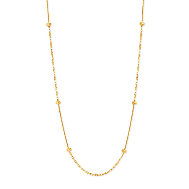 22KT Yellow Gold Beautiful Gold Chain With Links,,hi-res view 1