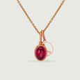 14KT Rose Gold Cancer Birthstone Pendant,,hi-res view 2