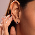 Elegant Cascade 14KT Sapphire & Diamond Earrings,,hi-res view 2