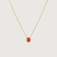 Delicate Radiant Carnelian Necklace,,hi-res view 2