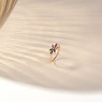 Twilight Bloom Amethyst & Gold Finger Ring,,hi-res view 1