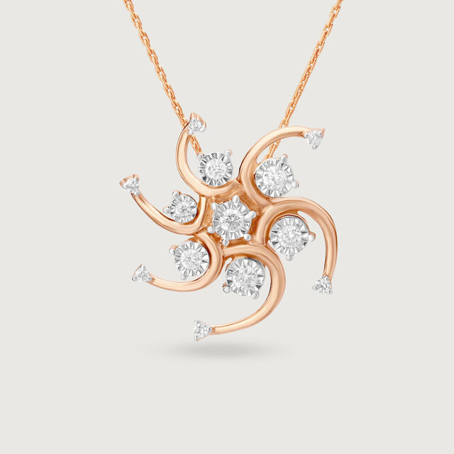 Ethereal Star-Crossed 14KT Diamond Pendant,,hi-res image number null