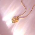 Radiant Spiral Gold Pendant,,hi-res view 1