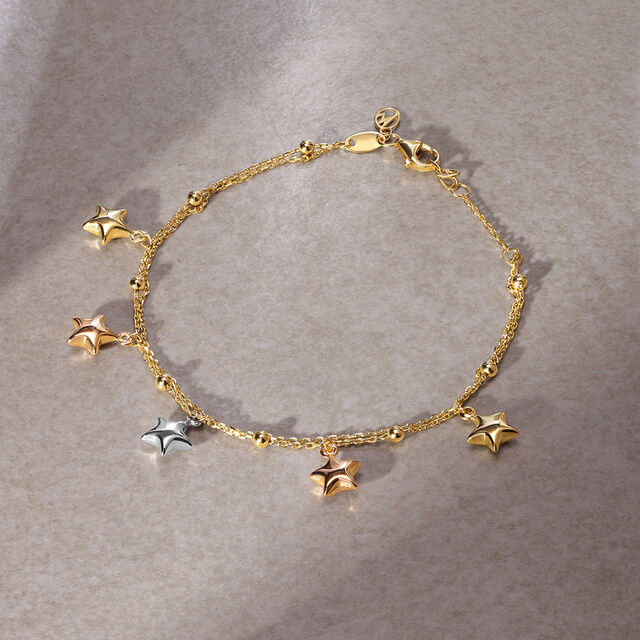 star bracelet mia collection bracelet Buy Stellar Radiance 18KT Gold Bracelet Online Mia by Tanishq