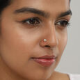 Crowning Glory Gold and Diamond Nose Pin,,hi-res view 2
