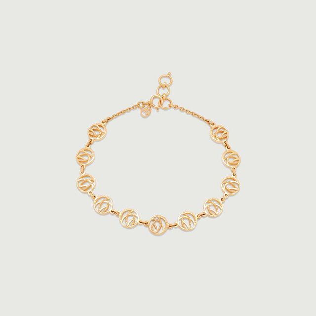 Celestial Curl Gold Bracelet,,hi-res image number null