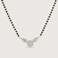 Elegant Charm Gold and Diamond Mangalsutra,,hi-res view 3