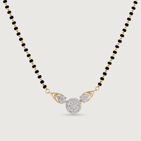 Elegant Charm Gold and Diamond Mangalsutra