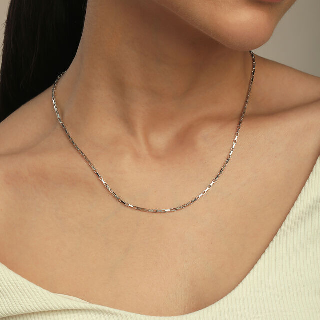 Modern Twist Silver Chain,,hi-res image number null