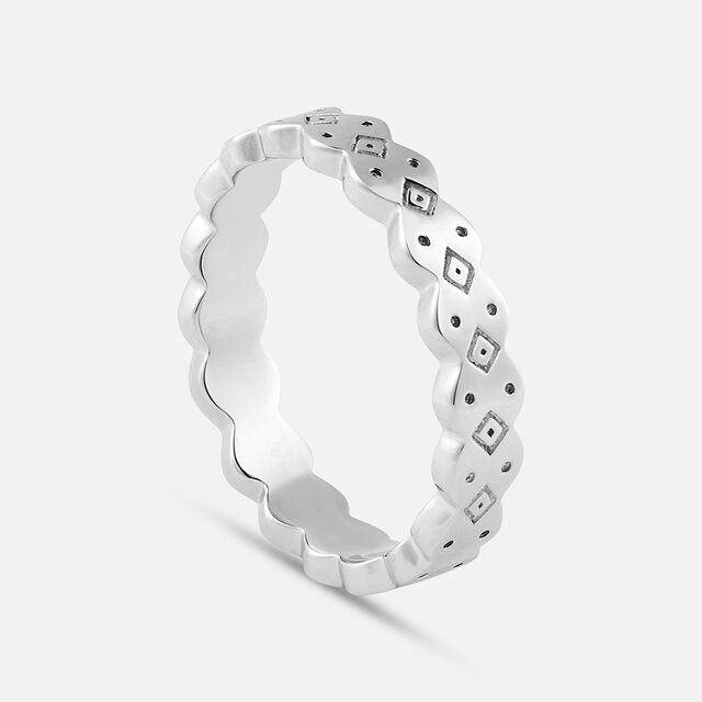 Bold Geometric Silver Ring,,hi-res image number null