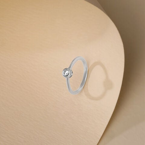 Chic Sparkle Silver Ring