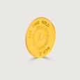 0.5 GM 24 Karat Lotus Coin,,hi-res view 2
