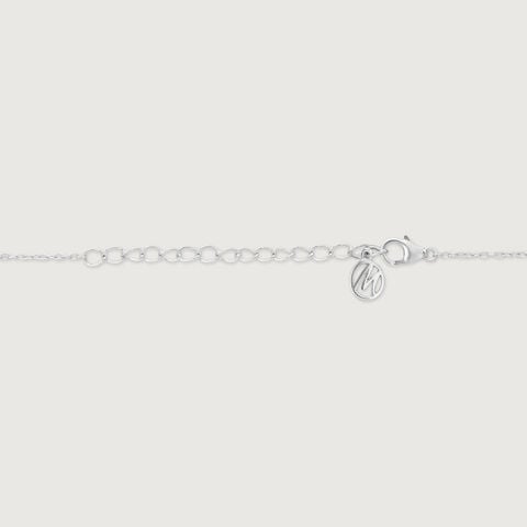 Elegant Bloom Silver Necklace