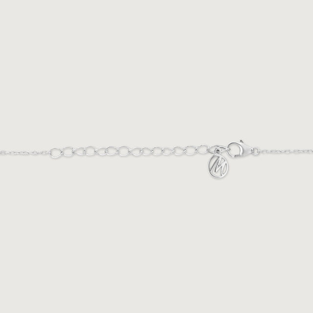 Elegant Bloom Silver Necklace,,hi-res image number null