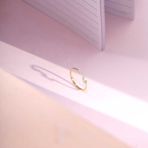 Zig Shine Diamond Ring