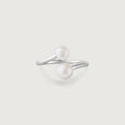 Twin Aura Silver Ring,,hi-res view 4
