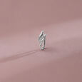 Dreamy Gleam Silver Nose Pin,,hi-res view 1