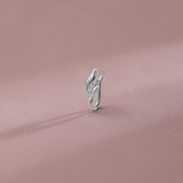 Dreamy Gleam Silver Nose Pin,,hi-res image number null