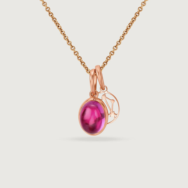 Charming 14kt Libra Birthstone Gold Pendant,,hi-res image number null