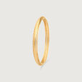 Sleek Radiant Gold Bangle,,hi-res view 2