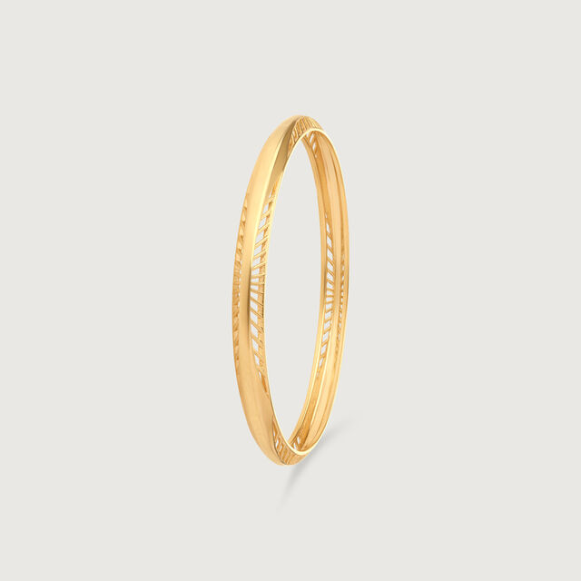 Sleek Radiant Gold Bangle,,hi-res image number null