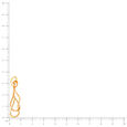 18kt Yellow Gold Music-inspired Drop Earrings,,hi-res view 4