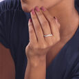 Twinkling Wave Silver Ring,,hi-res view 2